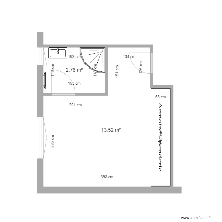Ankaoua Chambre d'amis. Plan de 0 pièce et 0 m2