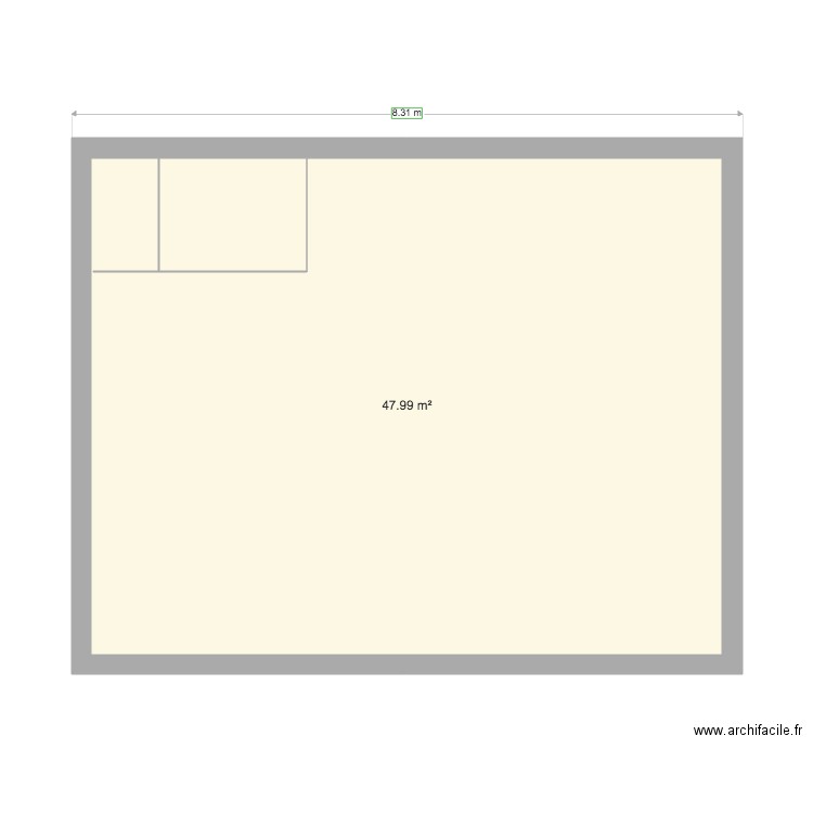 STUDIO. Plan de 0 pièce et 0 m2