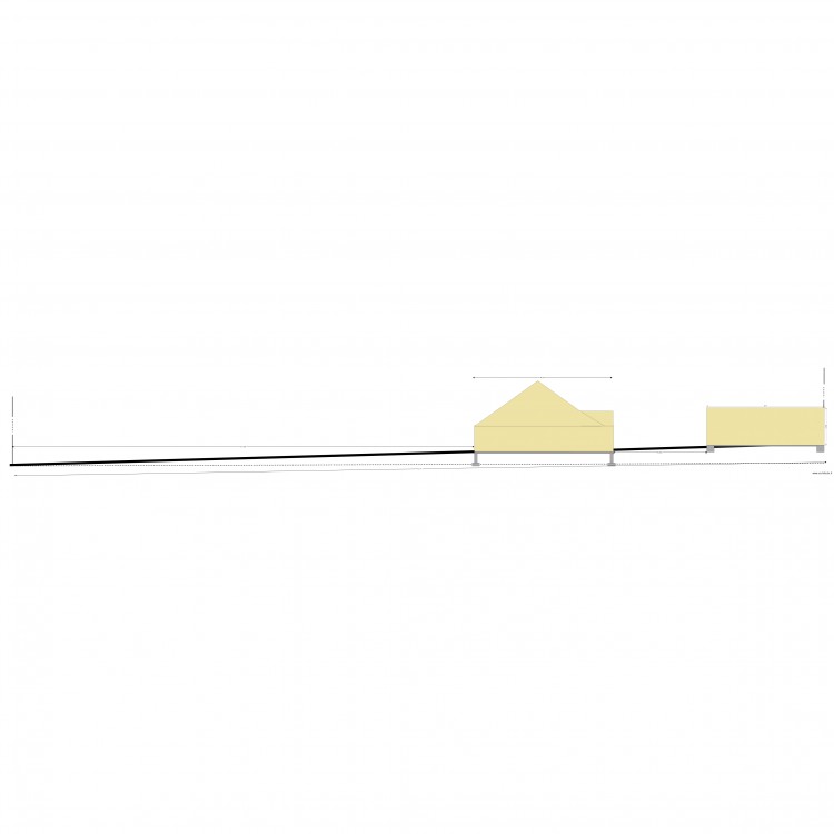PLAN DE COUPE DU TERRAIN. Plan de 0 pièce et 0 m2