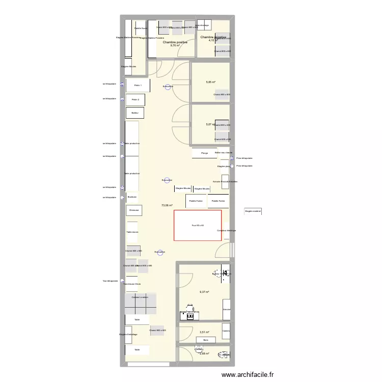 Dorian 120m2 - Montreuil 9. Plan de 