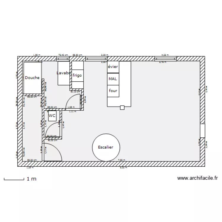 appartKBR 2nd sol 3. Plan de 