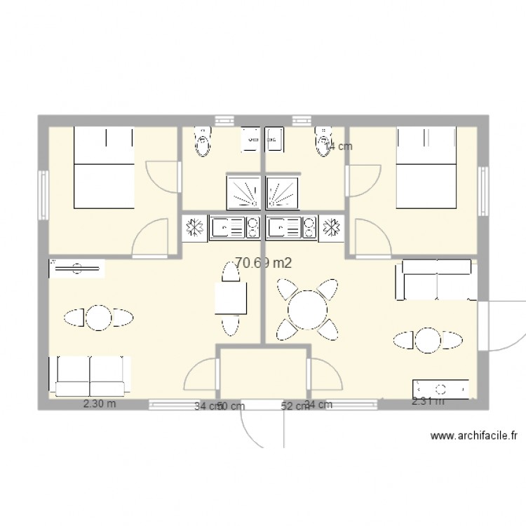 dernier 2. Plan de 0 pièce et 0 m2