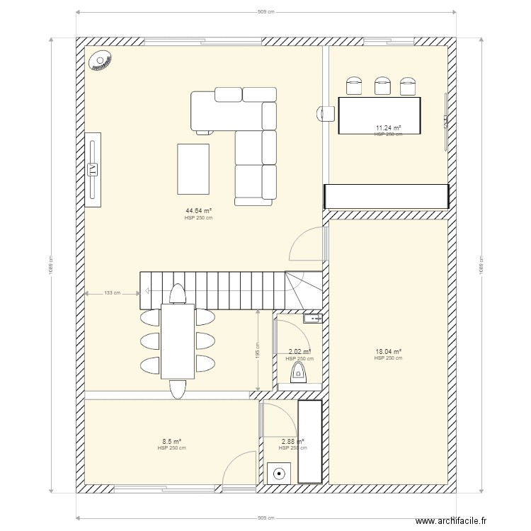 RDC SALESSES 2. Plan de 0 pièce et 0 m2