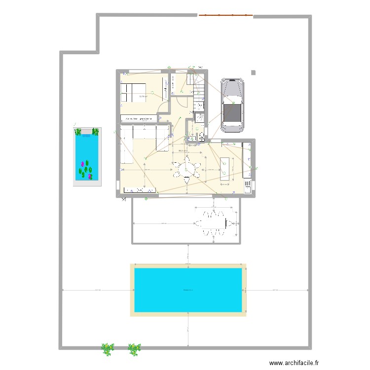 RDC PLAN LOT 3   OK. Plan de 2 pièces et 69 m2