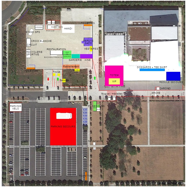 Village dimanche au 18/02. Plan de 0 pièce et 0 m2