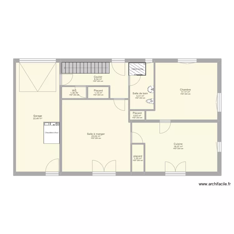 Maison Ferron. Plan de Maison Ferron. Plan de