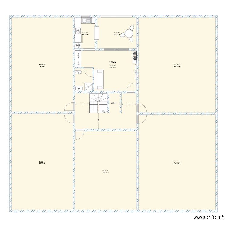 appartements à acajou. Plan de 0 pièce et 0 m2