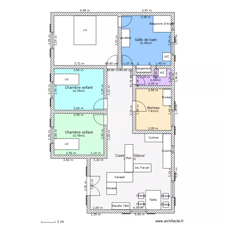 Maison de mes r&ecirc;ves 2. Plan de 