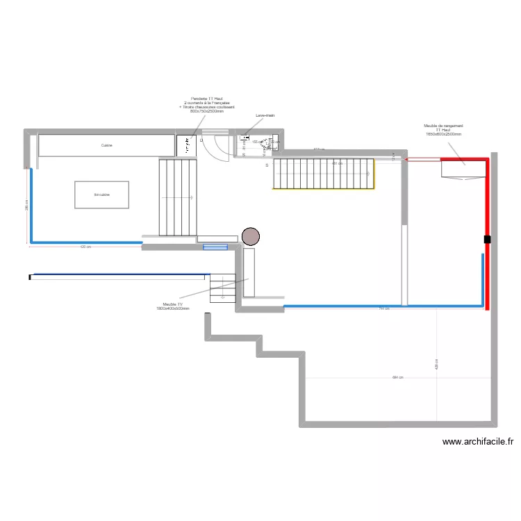 Roc Mer  -  R+1 - Lot  Am&eacute;nagement. Plan de 