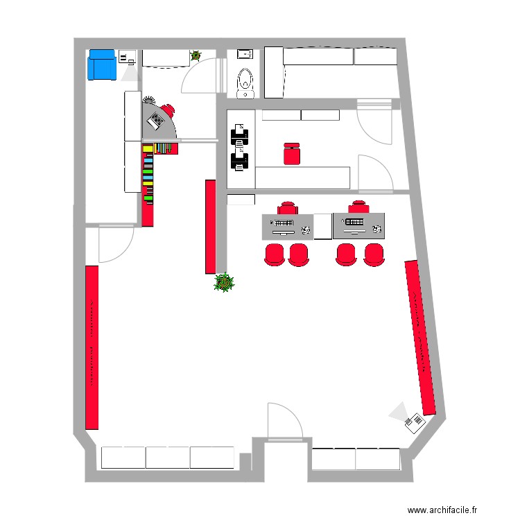 MAGASIN  7 . Plan de 0 pièce et 0 m2