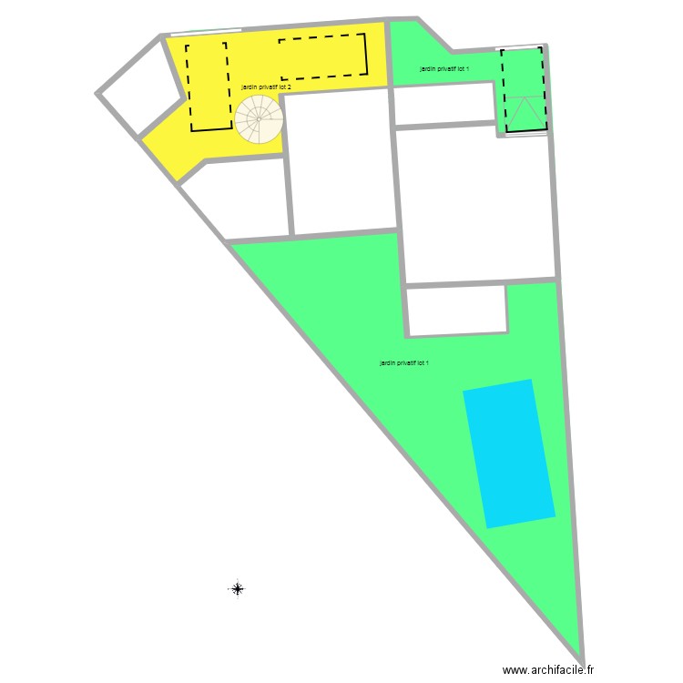 bouetard 5. Plan de 9 pièces et 472 m2