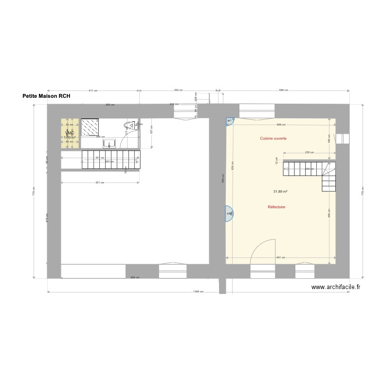 Petite Maison étage 1. Plan de 0 pièce et 0 m2