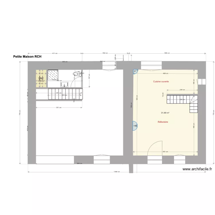 Petite Maison étage 1. Plan de Petite Maison étage 1. Plan de