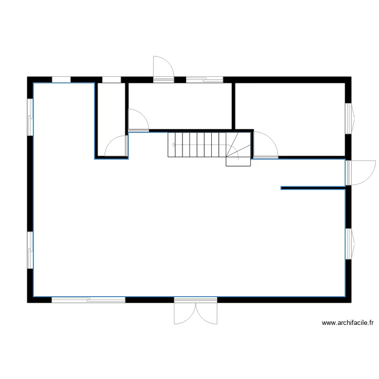 maison bc. Plan de 