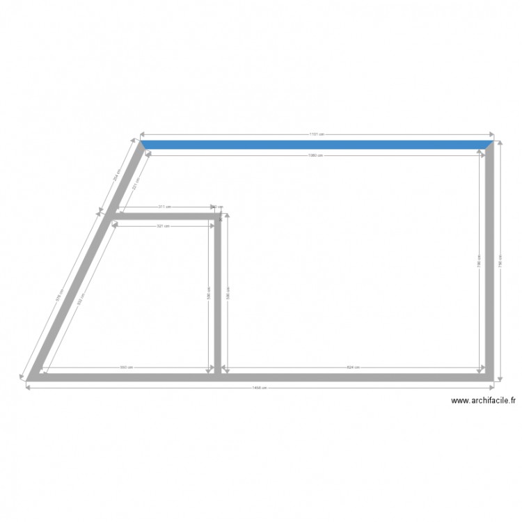 terrain. Plan de 0 pièce et 0 m2