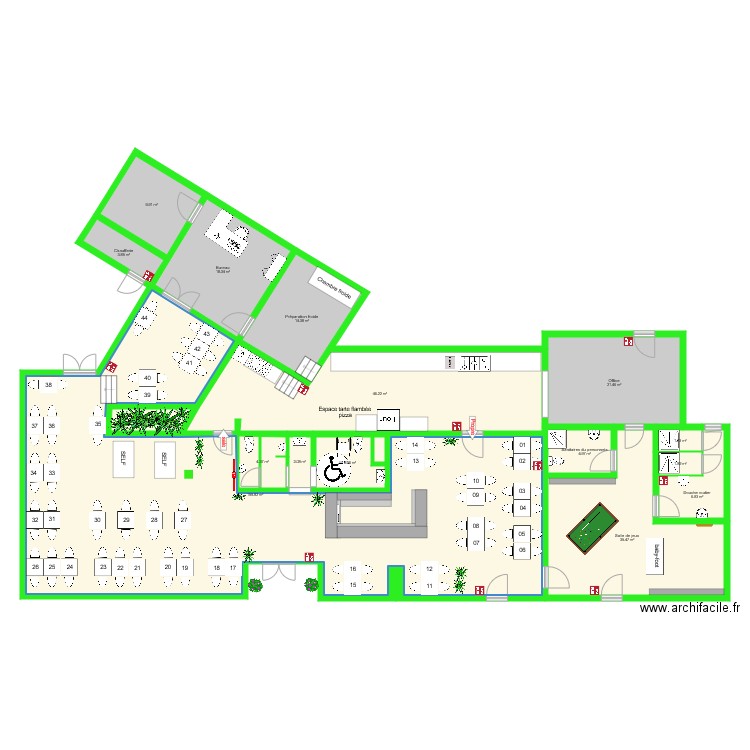 Plan electrique bar entré WC. Plan de 0 pièce et 0 m2