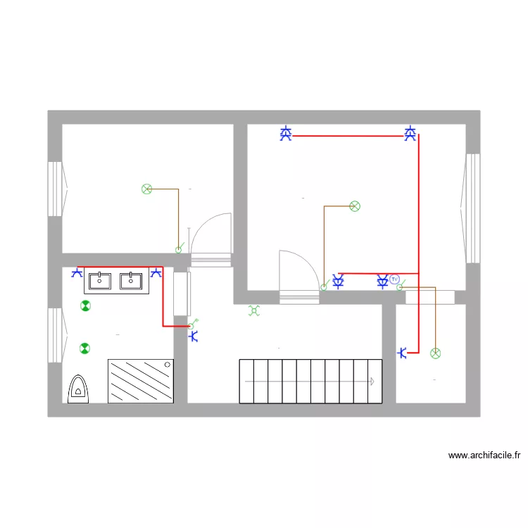 Seba adesione etage. Plan de Seba adesione etage. Plan de