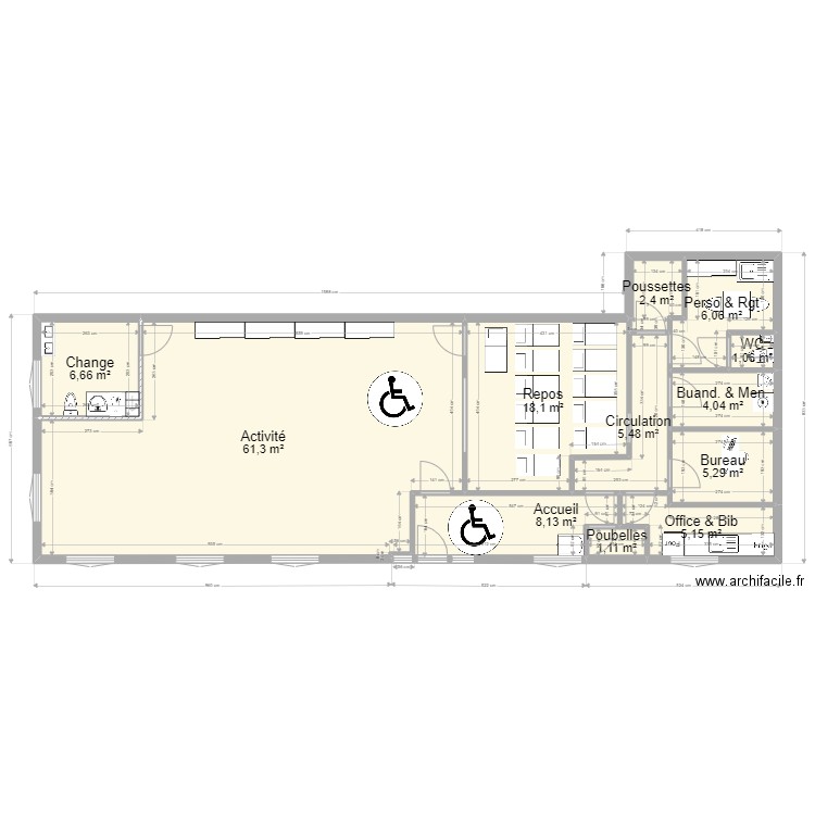 Villemonbe PROJET V2 ArL 250622. Plan de 12 pièces et 125 m2