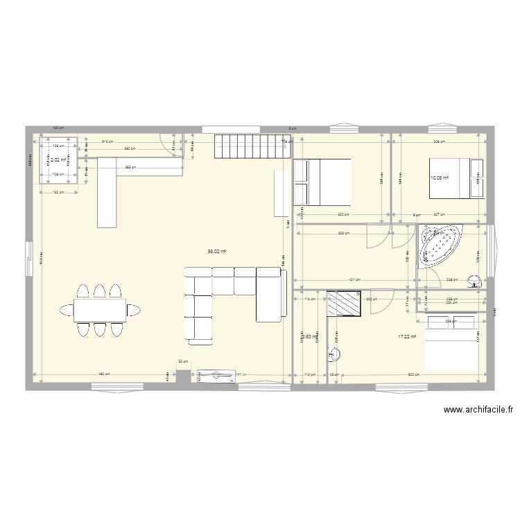 roche. Plan de 0 pièce et 0 m2