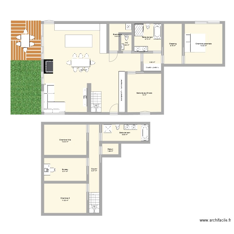 Maison 2021 version 2. Plan de 0 pièce et 0 m2