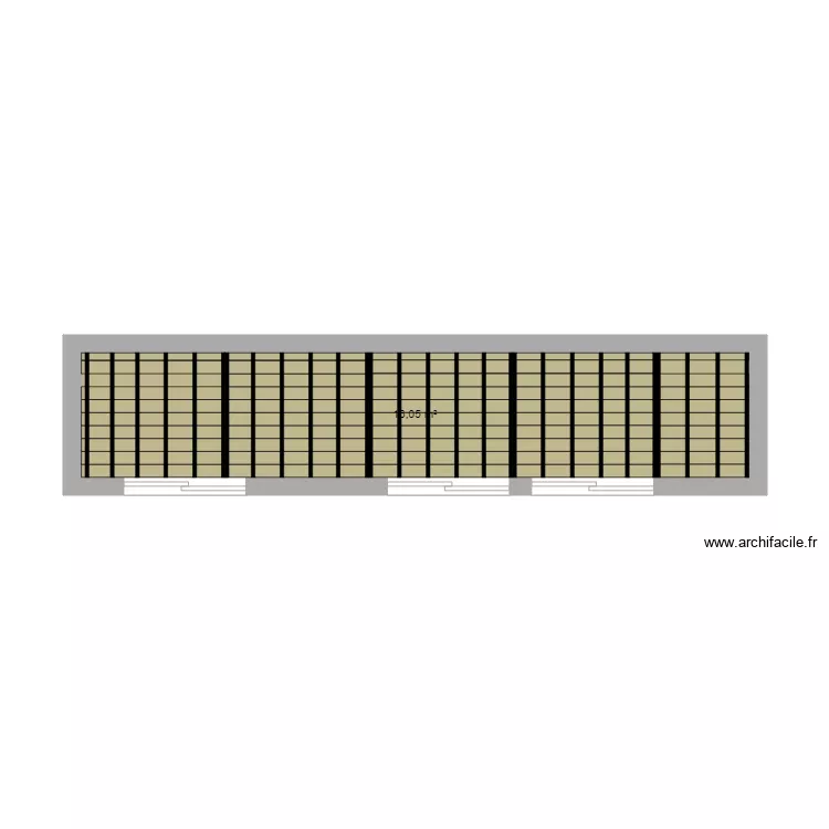 terrasse labourde. Plan de 