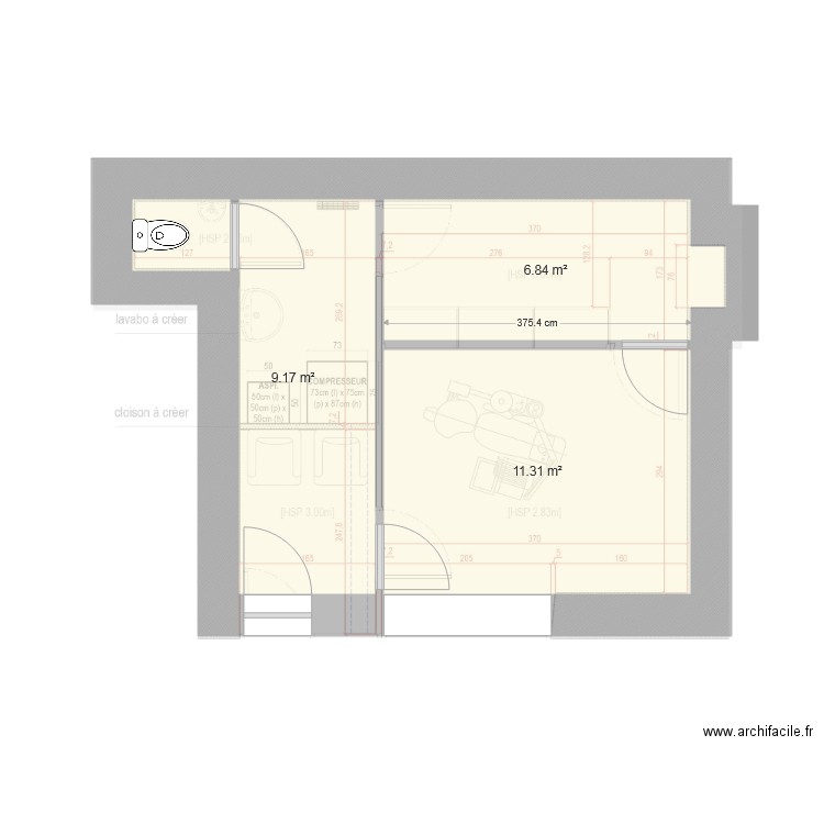 Dr CONNEAU . Plan de 0 pièce et 0 m2