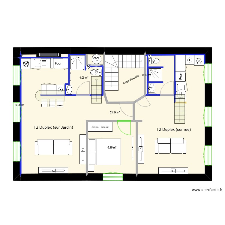 ST JEAN DU DESERT LIONEL 14 (Après pose escalier). Plan de 0 pièce et 0 m2