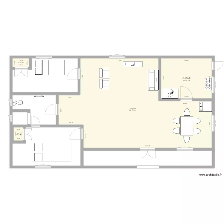 Ma maison. Plan de 