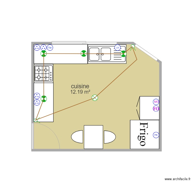 ADN. Plan de 0 pièce et 0 m2