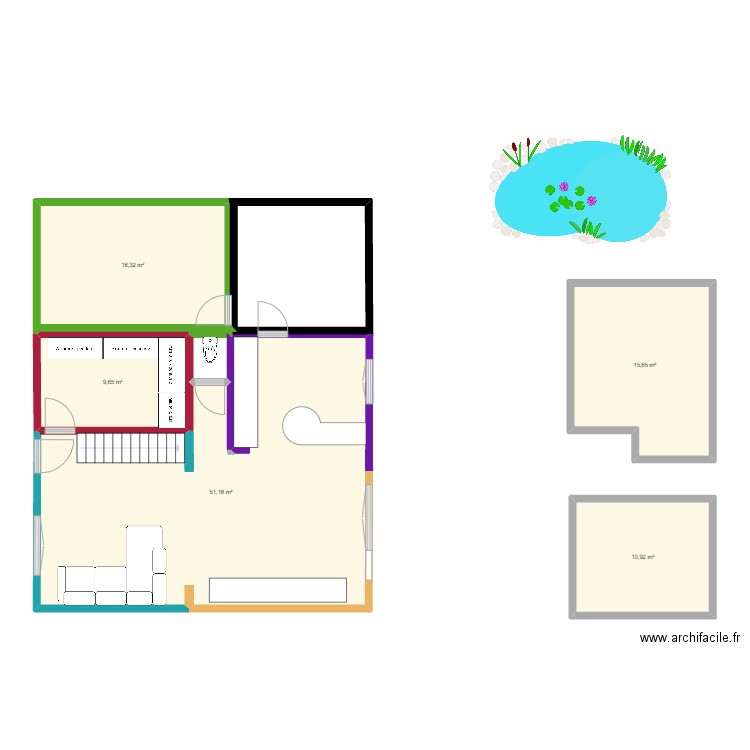 Cluedo. Plan de 0 pièce et 0 m2