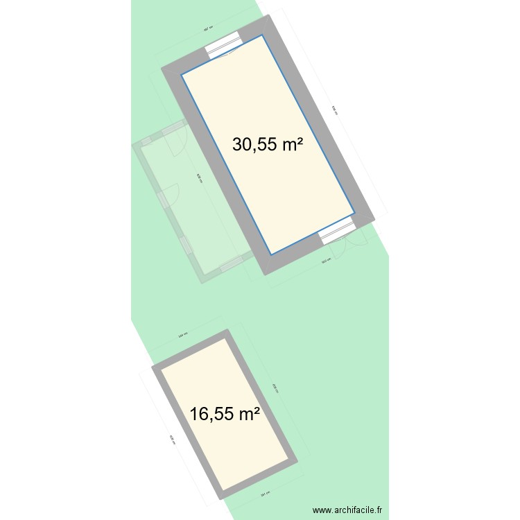 mamaison cadas. Plan de 4 pièces et 113 m2