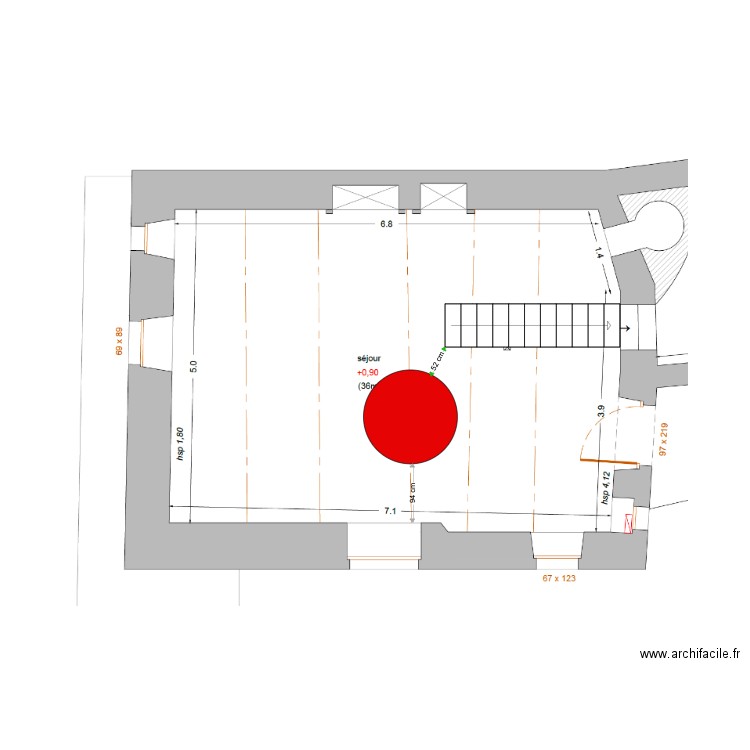 Ventilo 152. Plan de 0 pièce et 0 m2