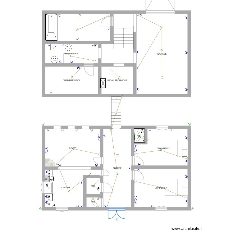 mbk. Plan de 0 pièce et 0 m2