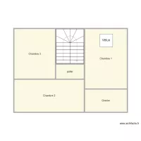 plan Quere Jeanne 1er &eacute;tage