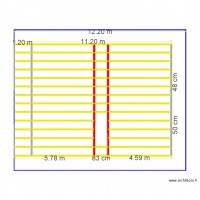 plan officielle   vue de dessu solivage 1er etage 