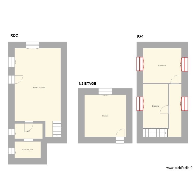 DESBAR GILBERT. Plan de 0 pièce et 0 m2