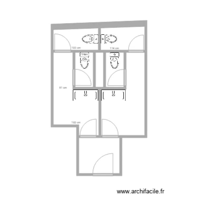Toilettes Le Charcot. Plan de Toilettes Le Charcot. Plan de