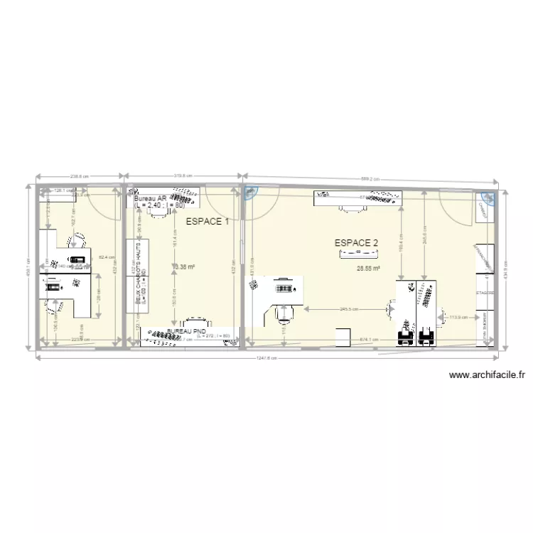 ENTREES SORTIES. Plan de 