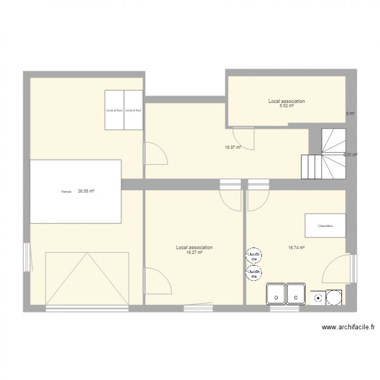 cave presbytaire. Plan de 0 pièce et 0 m2