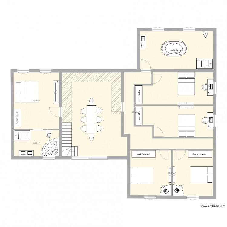  notre maison 2. Plan de 0 pièce et 0 m2