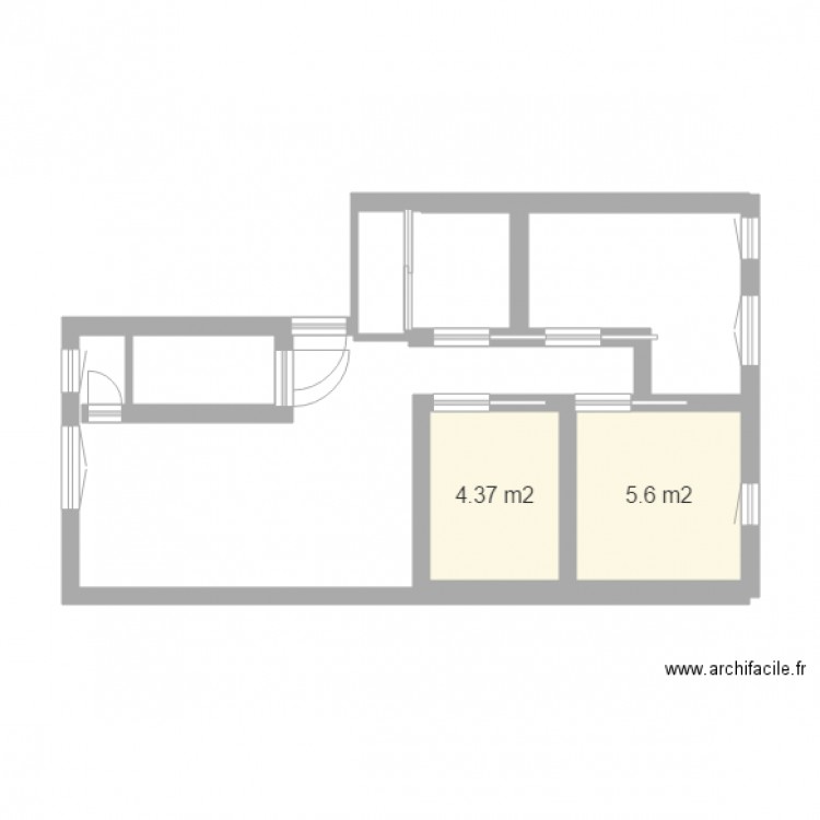 idee caire projet 4 vide. Plan de 0 pièce et 0 m2