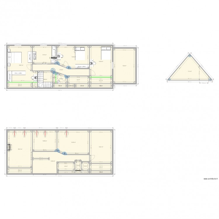 Brefordes refonte 4  cuisine 2. Plan de 0 pièce et 0 m2