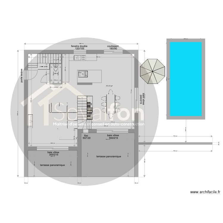 plan bilou client . Plan de 0 pièce et 0 m2