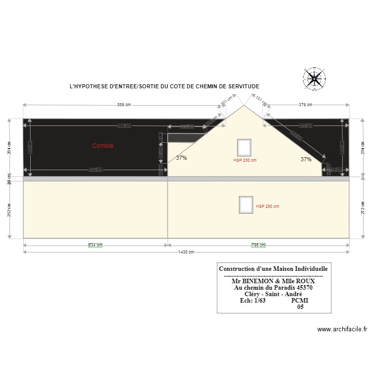 PIGNON EST. Plan de 0 pièce et 0 m2