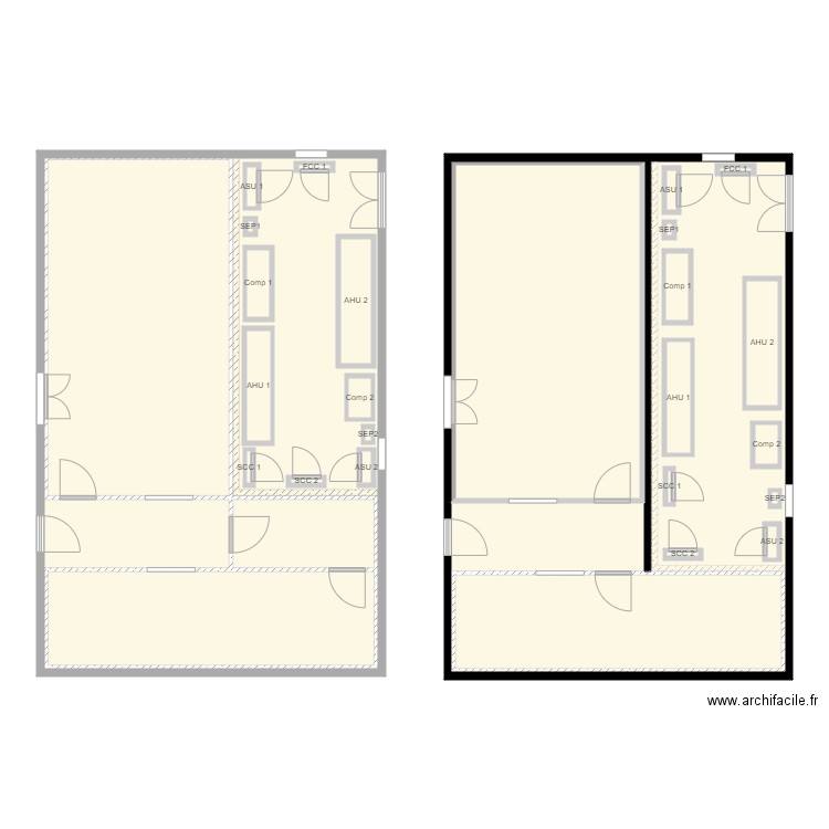 Humanfab. Plan de 29 pièces et 346 m2