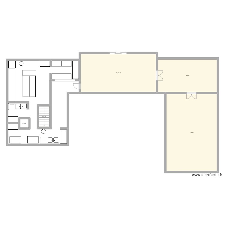 cuisine. Plan de 0 pièce et 0 m2