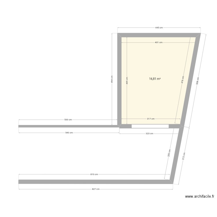 Abri. Plan de 0 pièce et 0 m2