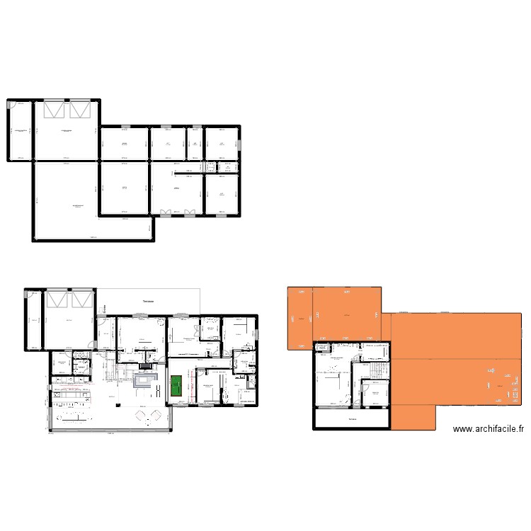 loy. Plan de 43 pièces et 921 m2