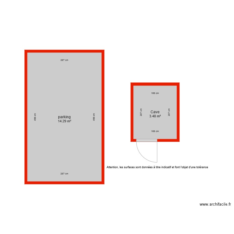 BI 6174 Annexes côtées. Plan de 0 pièce et 0 m2