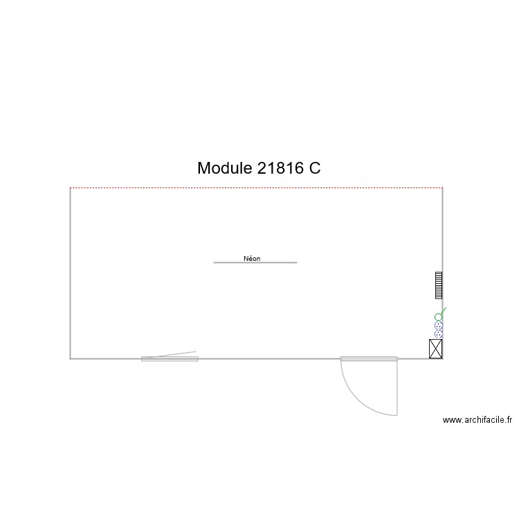 Module 21816C. Plan de 0 pièce et 0 m2